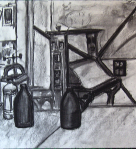 Dessin d'atelier école des beaux artss cambrai réalisé par LouVe