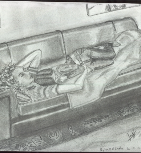 croquis moment de tendresse